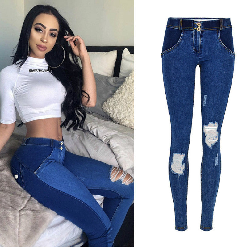 Peach hip pants