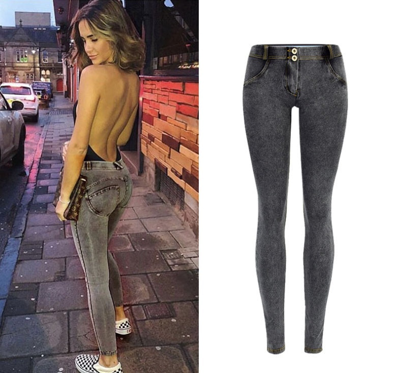 Peach hip pants