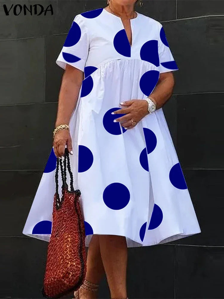 Abito Bohemien a Pois